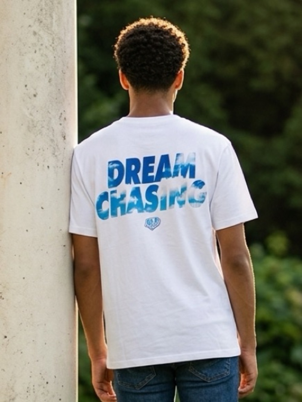 NWT Baseball Lifestyle 101 Adult White Graphic T Shirt Dream Chaser - Size XL
